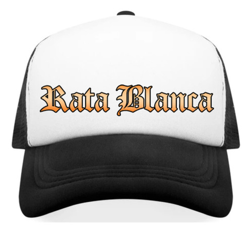 Gorra Trucker Personalizada Sublimada Rata Blanca