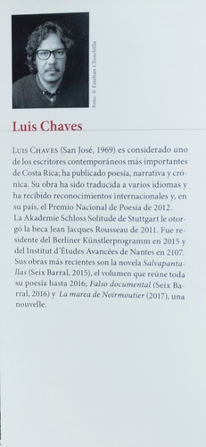 Vamos A Tocar El Agua - Luis Chaves / Seix Barral (Usado)