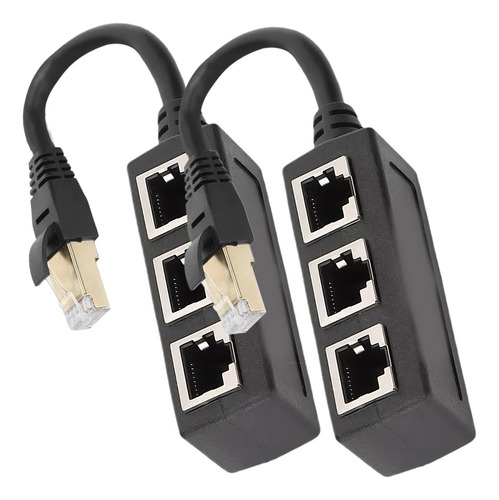 Divisor De Red, Mxndv-002, 2pzas, Divisor Rj45 1-3, Hasta 10