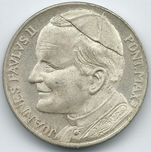 Medalla De Plata Del Papa Juan Pablo Ii Y El Año Santo 1983