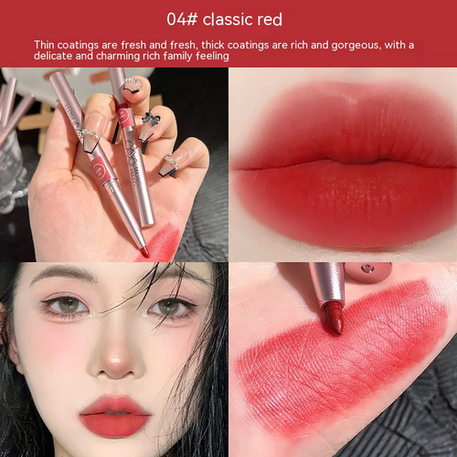 05 Bolígrafo Delineador De Labios Giratorio De Color Pomelo
