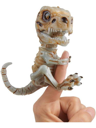 Wowwee Esqueleto Indomable T-rex De Fingerlings  Doom (ash)