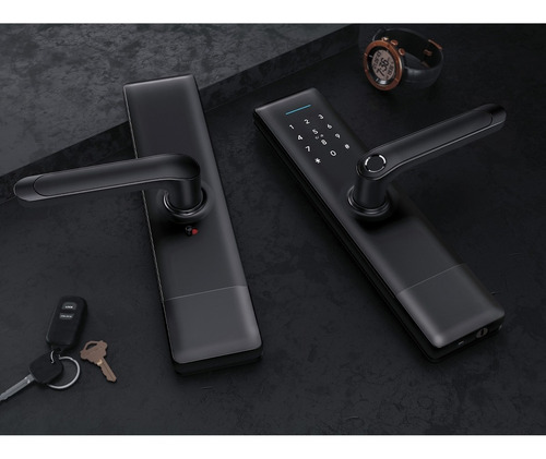 Imagen 9 de 10 de Cerradura Inteligente Smart Bluetooth Huella Exterior App
