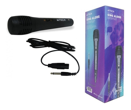 Imagen 1 de 6 de Microfono Con Cable Para Karaoke Suono