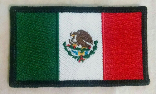 Bandera Bordada De México De 9x5.1 (proporciones Oficiales)