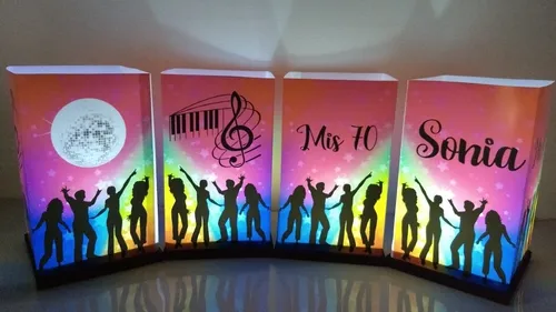 comprar Centro De Mesa Fanal Rectangular Con Luz Led 12x25 Cm X 10