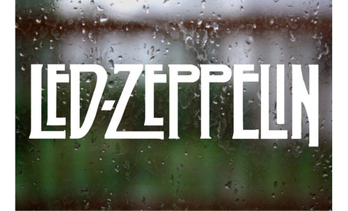 Led Zeppelin Calco En Vinilo De Corte 20cm De Ancho