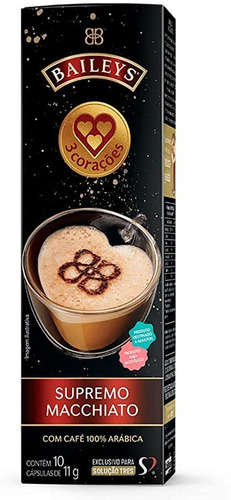 Capsulas Supremo Macchiato Baileys 10 Capsulas 