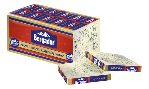 T-queijo Gorgonzola-alemão Bergader Em Bloco ( Pedaço1kg)