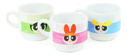 Kit Canecas Meninas Super Poderosas Powerpuff Girls Cartoon