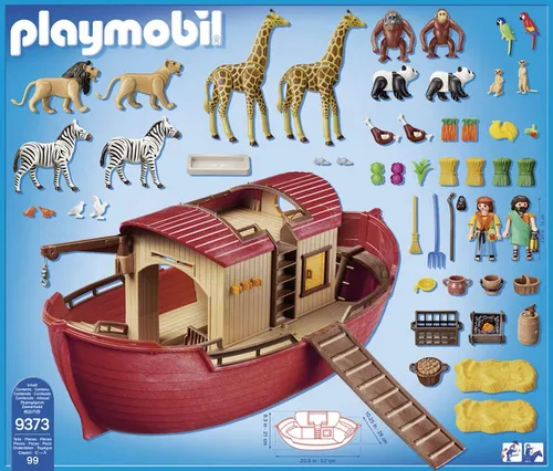 Juguete Playmobil Arca De Noé Exclusivo De Amazon Con Animal