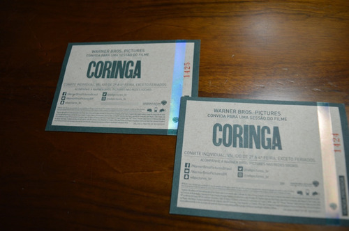 Imagem 3 de 3 de Cinema Ingresso Filme Coringa Para Colecionador Raro