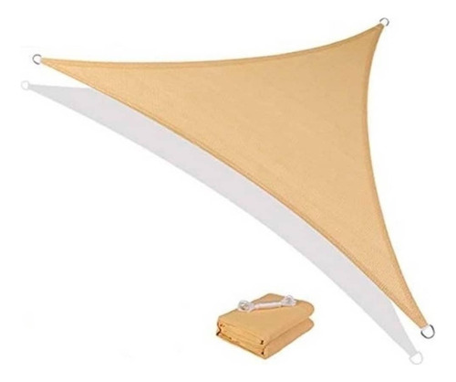 Lona Toldo Vela Sombra Malla Anti Uv Triangular 3m X 3m X 3m