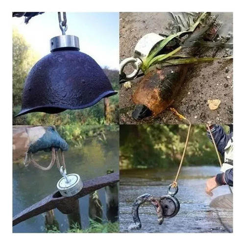 Para Kit De Pesca Con Detector De Imán De Metal De Neodimio