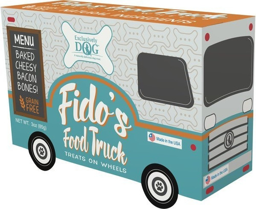Exclusively Dog  Mini Fido's Food Truck Grain-free Dog Treat