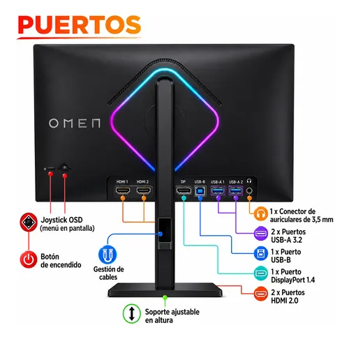 Omen 27qs G2 Monitor Gamer 27 280hz 1440p | Parcelamento sem juros