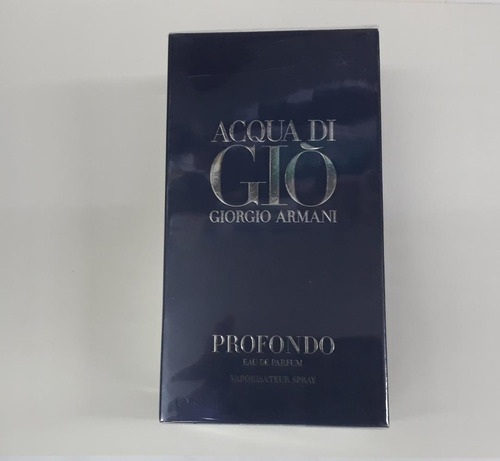 Perfume Acqua Di Gio G. Armani Profondo Edp X125 Ml Original