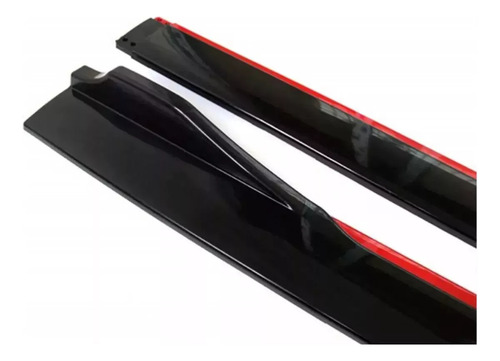 Splitters Lateral Filo Rojo 238cm Porsche Cayenne 2012