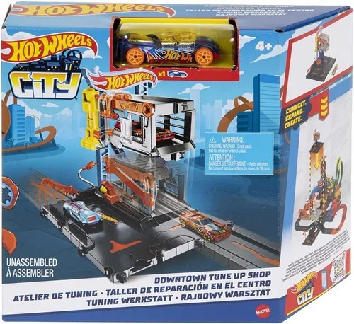 Hot Wheels City Taller De Reparaciones Con Auto - Premium