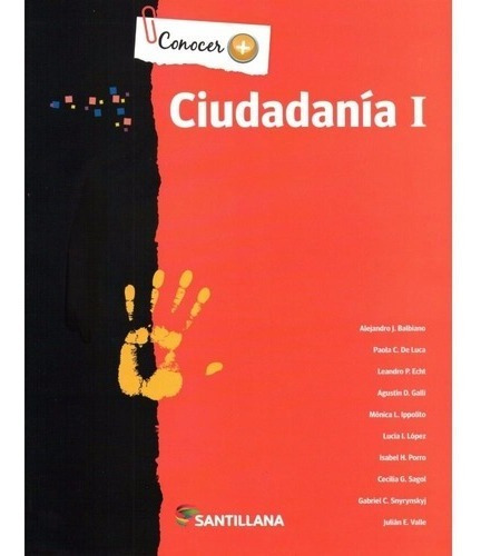 Ciudadania 1 - Conocer     2013-equipo Editorial-santillana