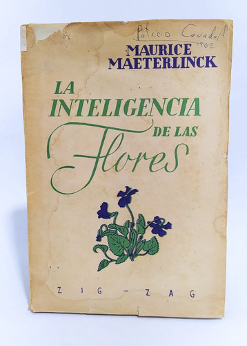 Libro La Inteligencia De Las Flores / Maurice Maeterlinck