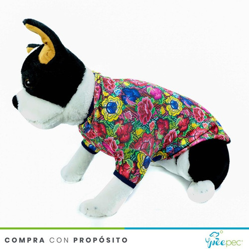Imagen 2 de 5 de Playera Floral Oaxaqueña (s)