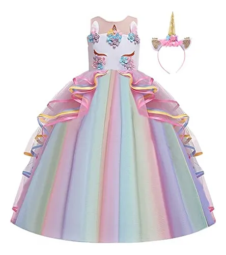 Disfraz De Princesa Unicornio para niña