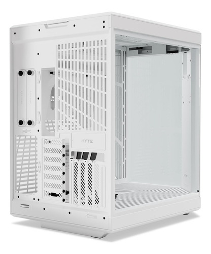 Gabinete de jogos Hyte Y70 Touch Infinite Eatx com USB-c temperado branco