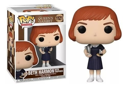 Funko Pop Queens Gambit Beth Harmon With Trophies #1121