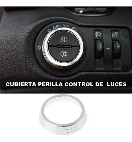 Accesorios Chevrolet Onix Tracker Cubierta Perilla Luces