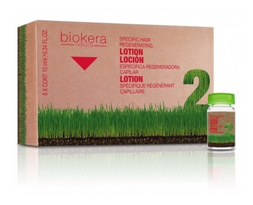 Ampolletas Salerm Biokera Locion Anti Caida Cabello C/c 6pzs