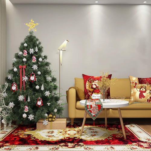 4 Pcs Adornos Navideño Cojines Navideños Decoracion Navidad