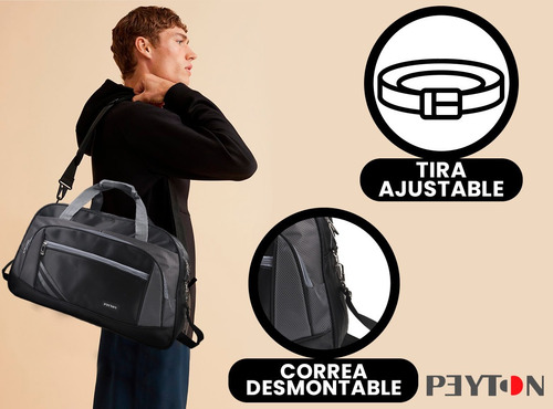Imagen 5 de 10 de Bolso Deportivo Original Gym Viaje Grande Reforzado Tsr!!!
