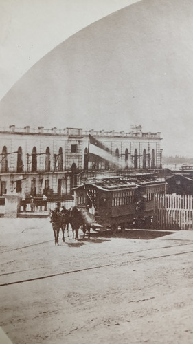 Antigua Foto Estación Tranvía Plaza De Mayo Retiro (Usado)
