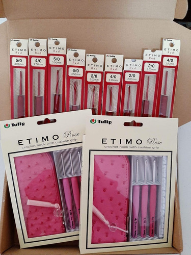Gancho Para Crochet Tulip Etimo Red (Usado)