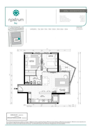 Imagen 27 de 29 de Apartamento Centro Venta 2 Dormitorios La Paz Y Julio Herrera Y Obes Ed. Nostrum Bay Con Terraza