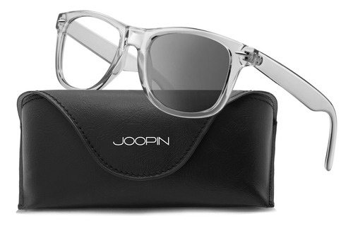 Lentes Fotocromáticos Computadora Anti Luz Azul Hombre Mujer Uv Anti Luz Solar Cuadrados De Moda Unisex Proteger Ojos Diseño Clásico Color Gris Brillante Y Claro