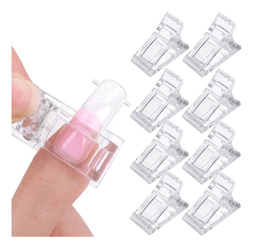 10 Pinzas Clip Para Polygel Acrigel