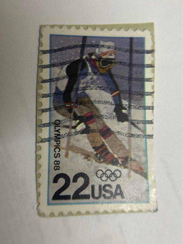 Sello Postal Usa 1988 Juegos Olímpicos