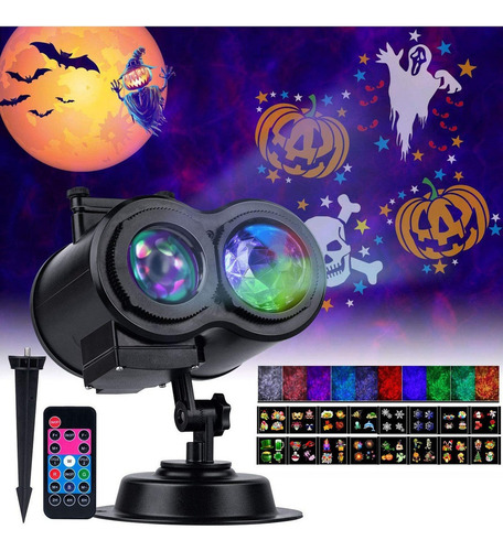 Luces De Proyector De Navidad Para Halloween Control Remoto