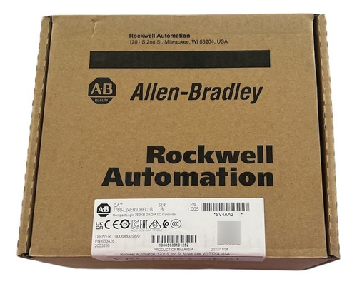 1769-l24er-qbfc1b Compactlogix Controller Allen Bradley