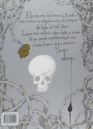 Libro La bella durmiente de Neil Gaiman con tapa dura en portugués 2015 Editora Rocco