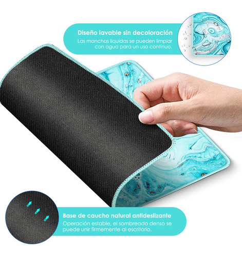 Mouse Pad De Mezcla De 3 Piezas 26*21cm, Pad Mouse De