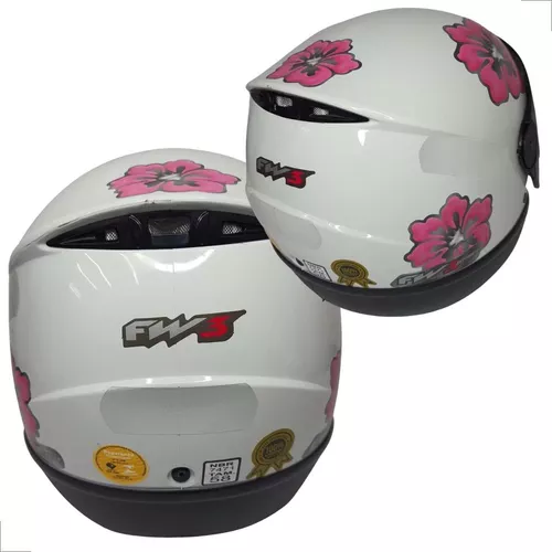 Casco integral LS2 FF392J Vanity White Pink