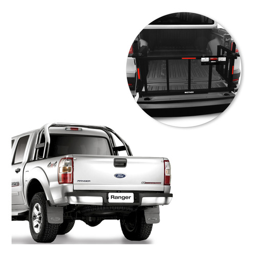 Alongador Caçamba Ranger 1998 A 2012 Rampa Reforçado 350kg