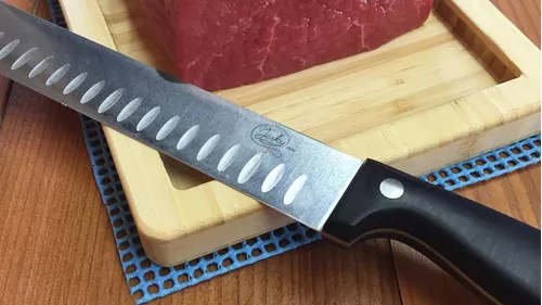Cuchillo profesional de corte de carne de 12 pulgadas, el mejor cuchillo de  corte de acero 100% - Rebanar carne como los profesionales