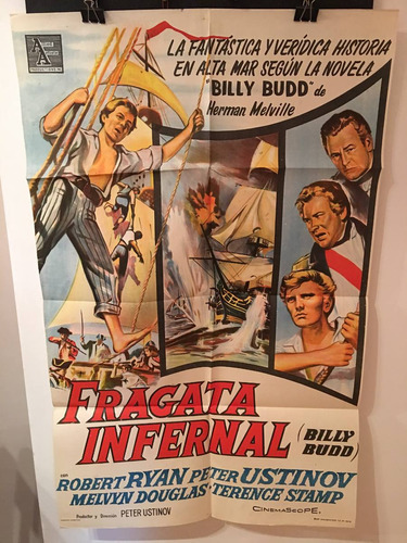Afiche Original Cine - Fragata Infernal