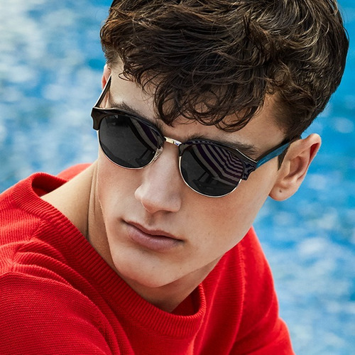 Lentes De Sol Hawkers-rubber Black Gradient Classic Rounded Color Negro