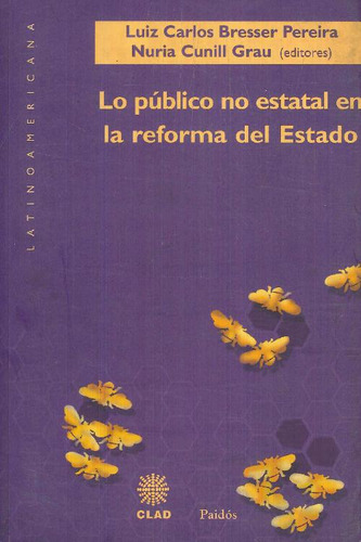 Libro Lo Público No Estatal En La Reforma Del Estado De Luiz