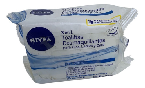 Nivea Toallitas Desmaquillantes 3 En 1 25 Toallitas